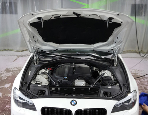 Mühərrik bölməsinin detallı yuyulması